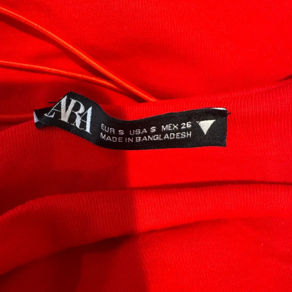 Red Zara Dress Size Small - Picture 2 of 2